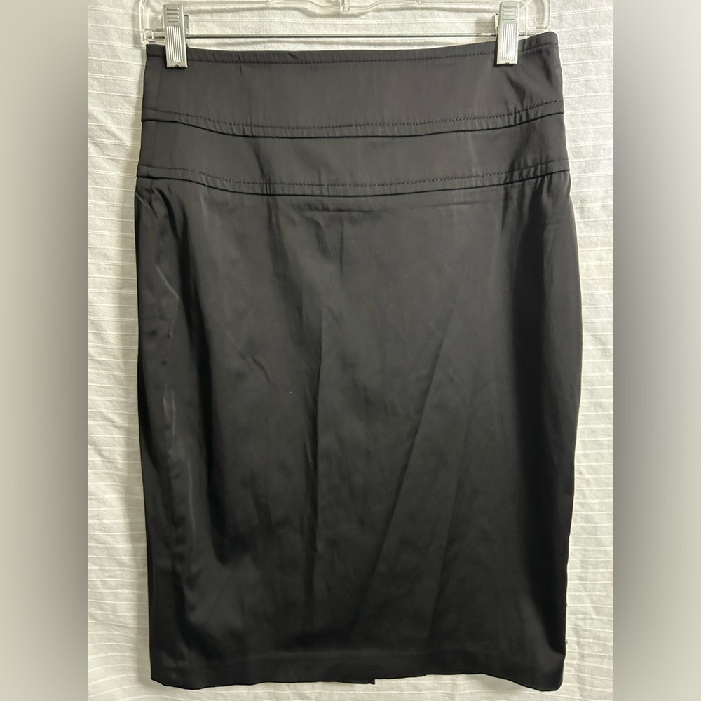 Kenar Women’s Knee Length Black Straight Pencil Skirt Size 4 EUC